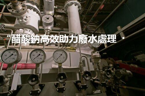 “醋酸鈉高效助力廢水處理，綠色環(huán)保新選擇”